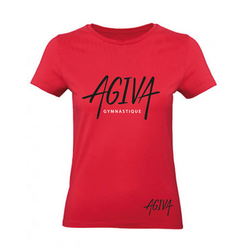 Damen T-Shirt, taillierte Passform, 100% Baumwolle - 185 g/m2 9778 RED